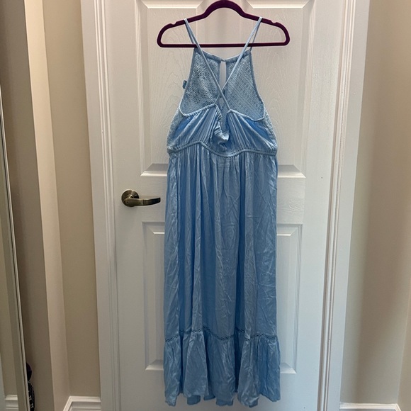 Lipsy Light Blue Halter Dress NWOT - Picture 6 of 9